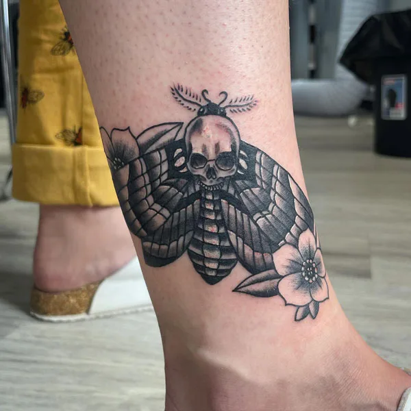 Death moth tattoo 65