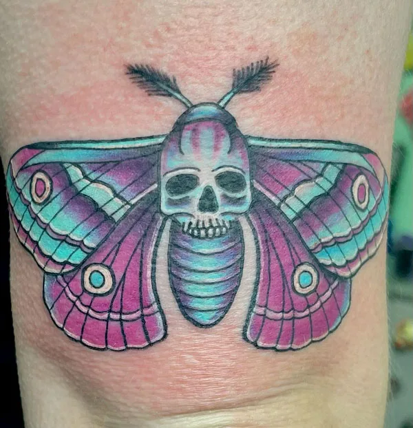 Death moth tattoo 71