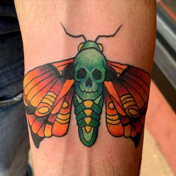 Death moth tattoo 74