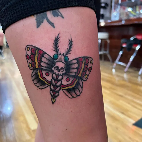 Death moth tattoo 80