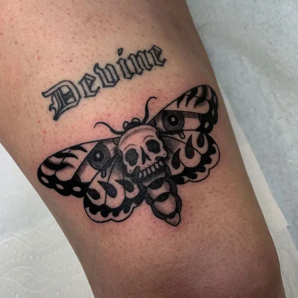 Death moth tattoo 83
