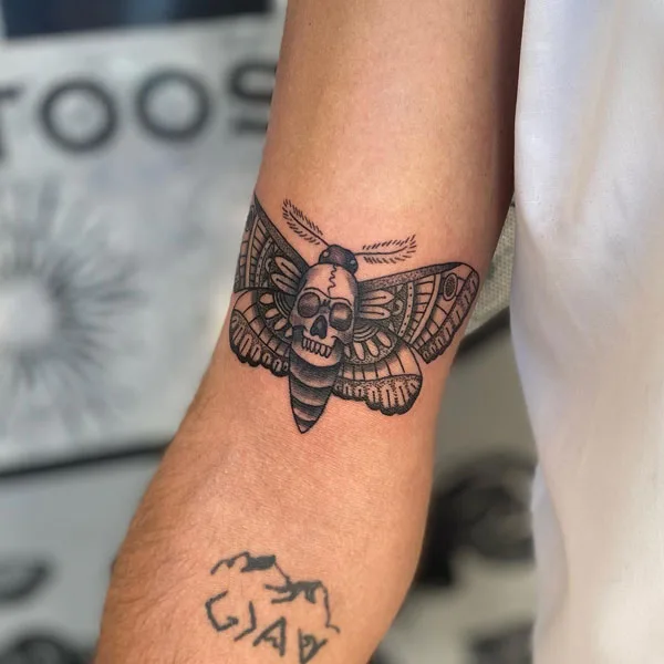 Death moth tattoo 89