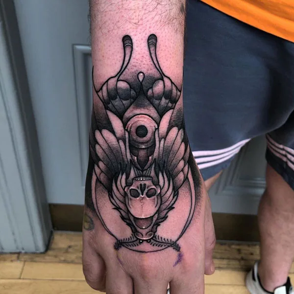 Death moth tattoo 92