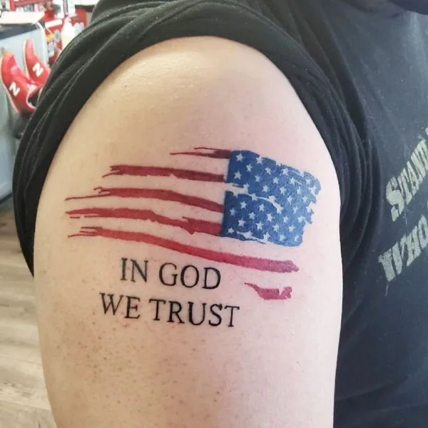 In god we trust tattoo 16