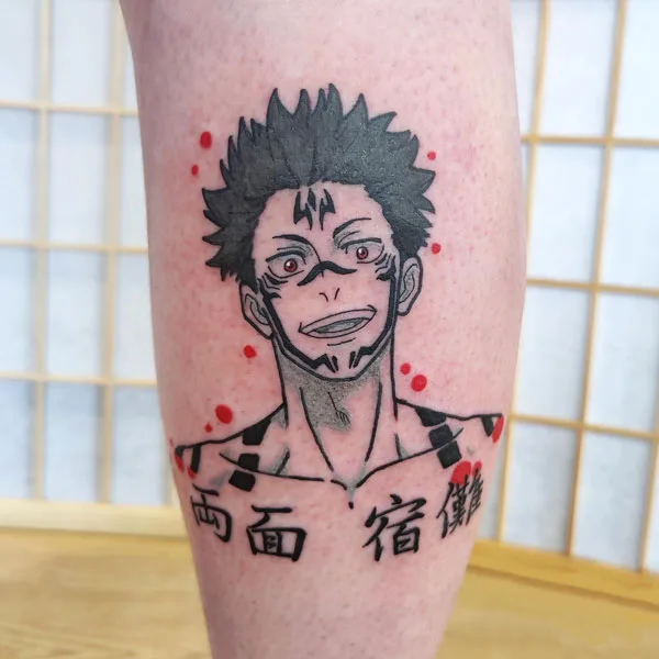 Jujutsu Kaisen Sukuna Tattoo
