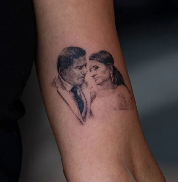 Mom and dad tattoo 100
