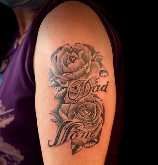 Mom and dad tattoo 11