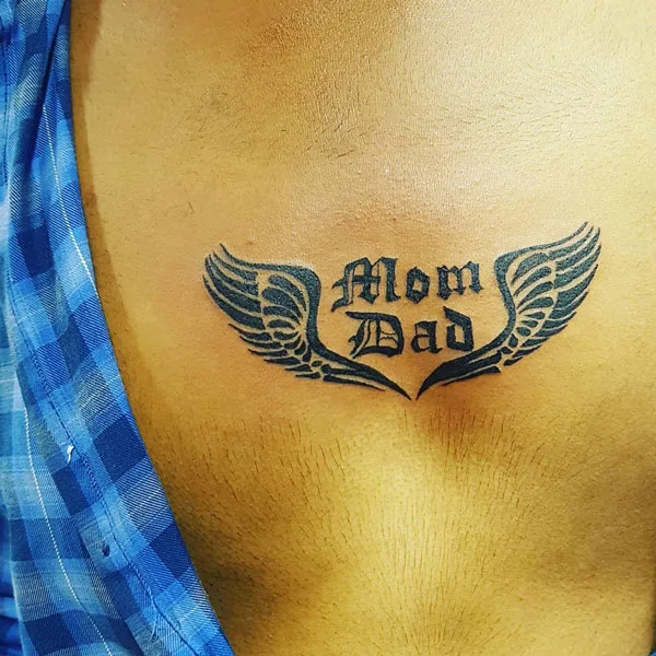 Mom and dad tattoo 17
