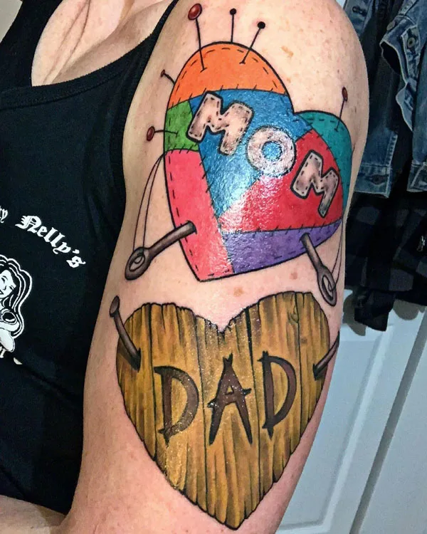 Mom and dad tattoo 28
