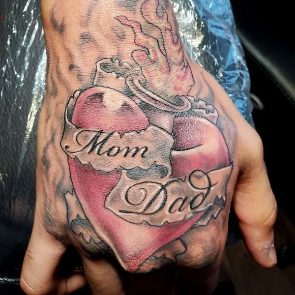 Mom and dad tattoo 30