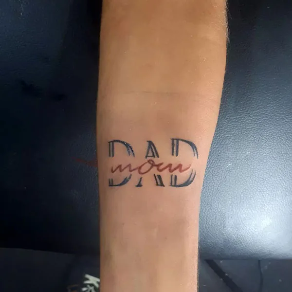 Mom and dad tattoo 41