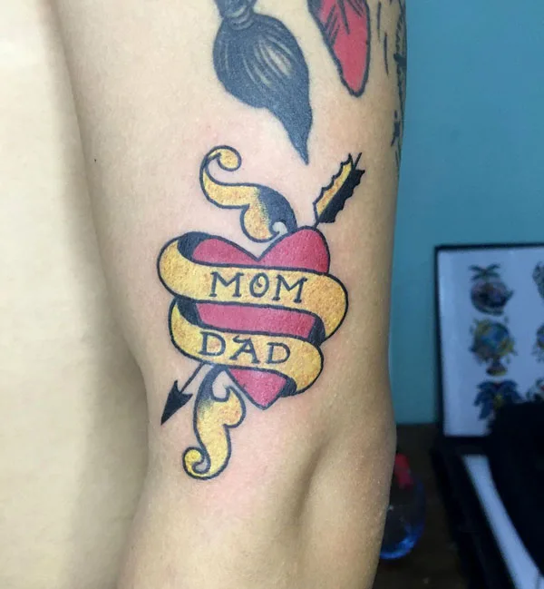 Mom and dad tattoo 83