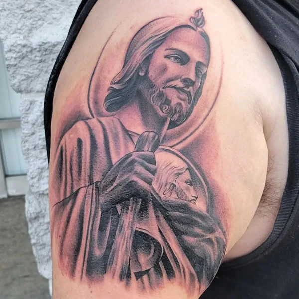 San Judas tattoo 106