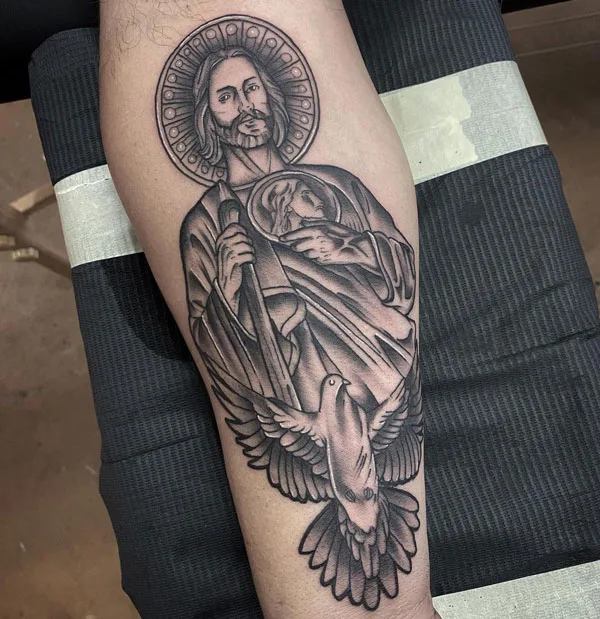 San Judas tattoo 114