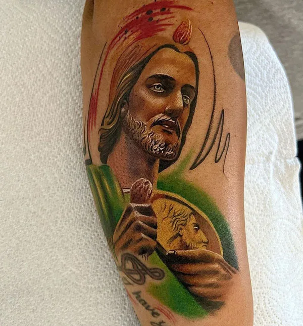 San Judas tattoo 21