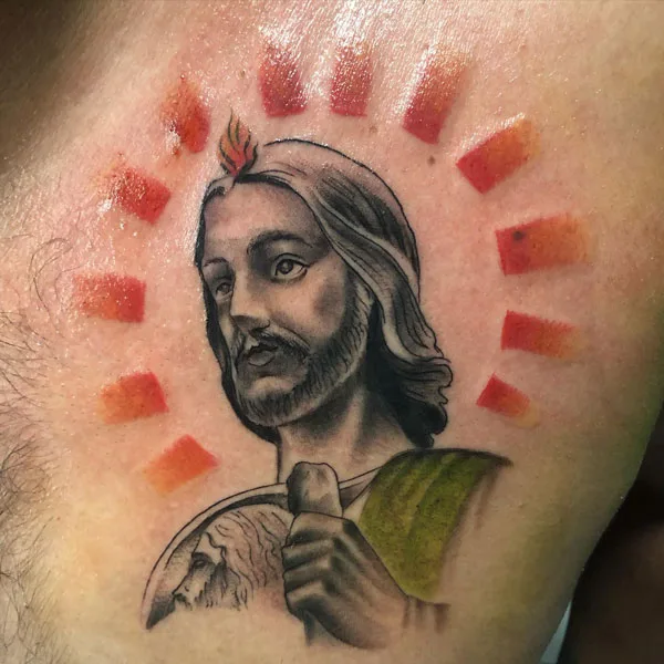 San Judas tattoo 22