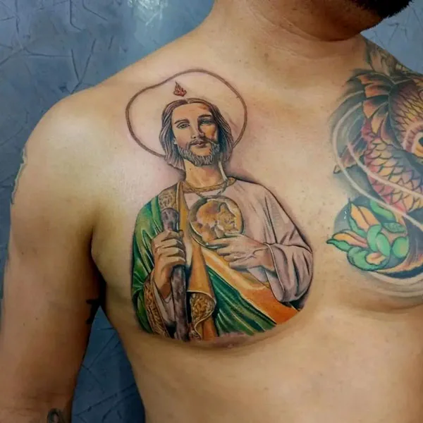 San Judas tattoo 26