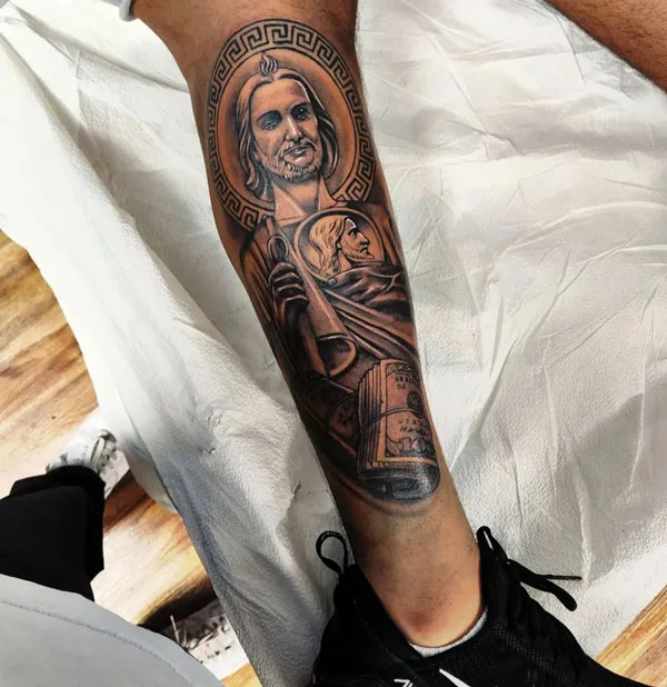 San Judas tattoo 27