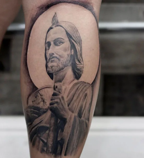 San Judas tattoo 4