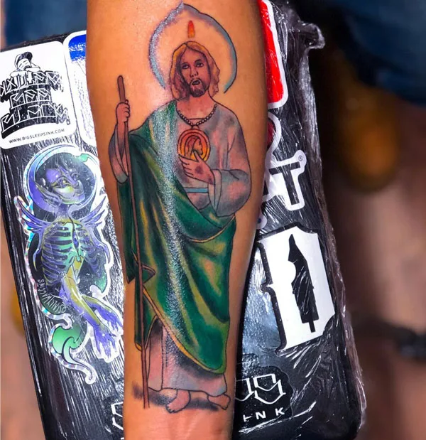 San Judas tattoo 46