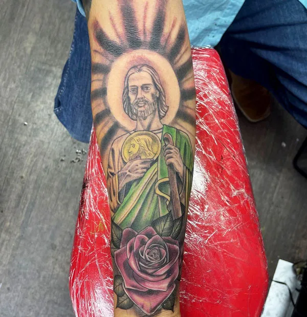 San Judas tattoo 47