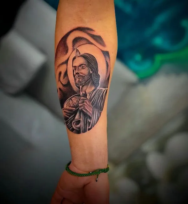 San Judas tattoo 59
