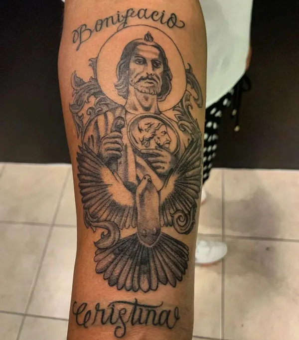 San Judas tattoo 69
