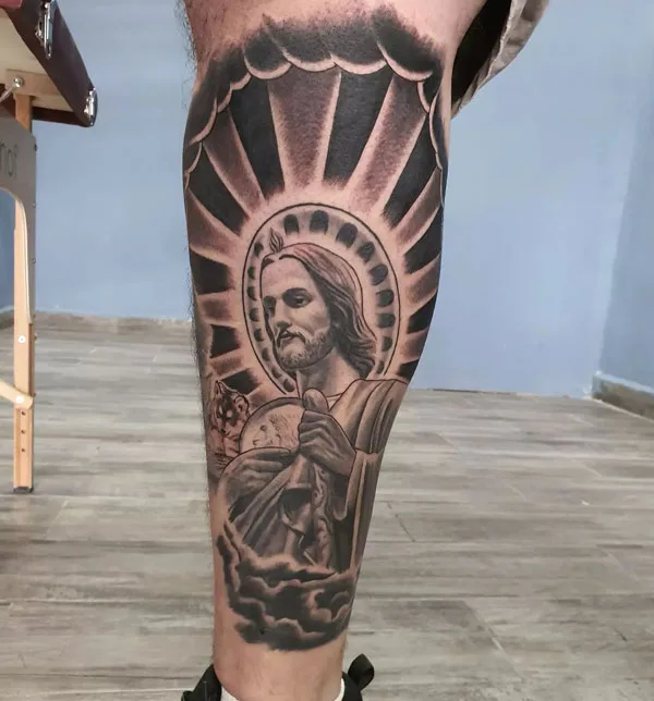 San Judas tattoo 72