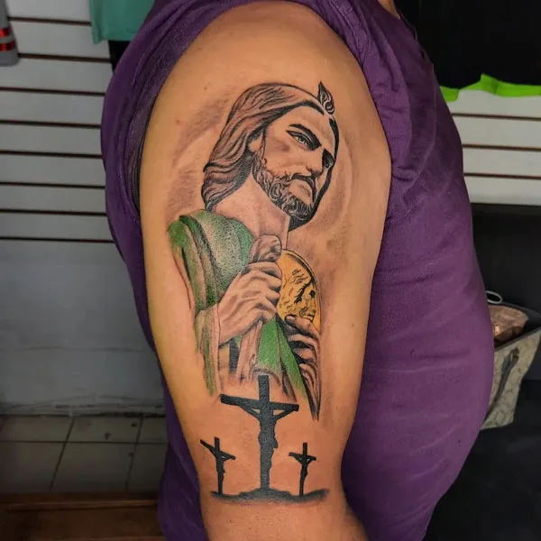 San Judas tattoo 83