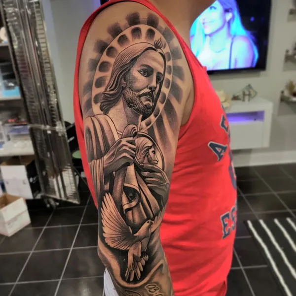 San Judas tattoo 86