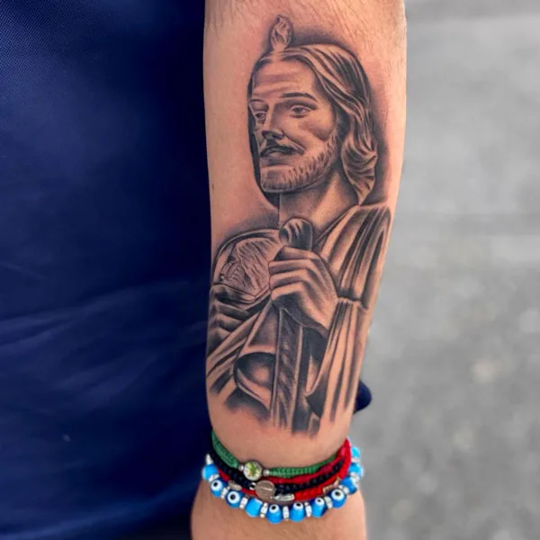 San Judas tattoo 89