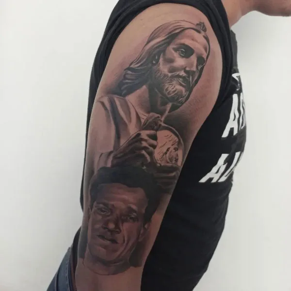 San Judas tattoo 9