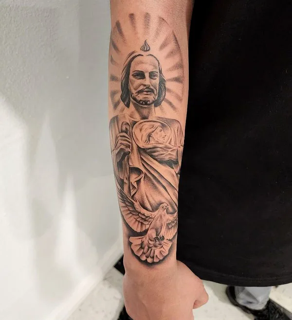 San Judas tattoo 94