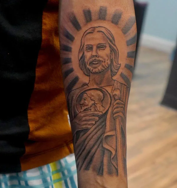 San Judas tattoo 97