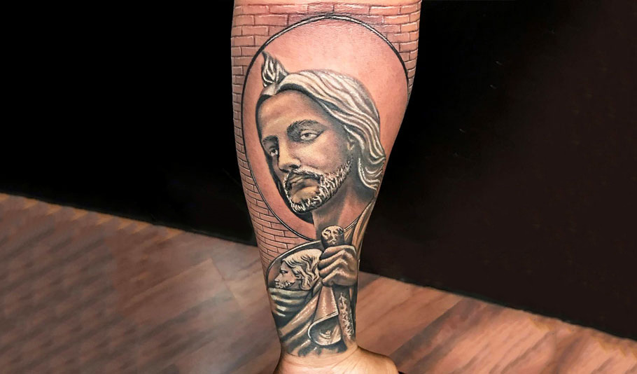 San Judas tattoo