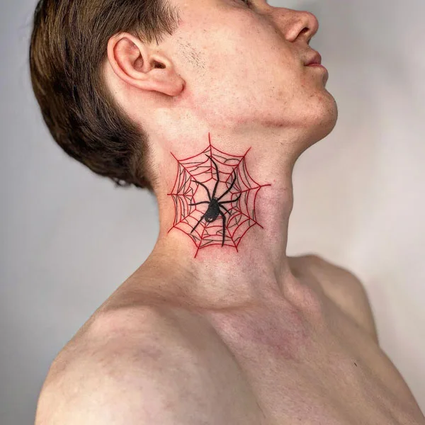 Spider web tattoo 40