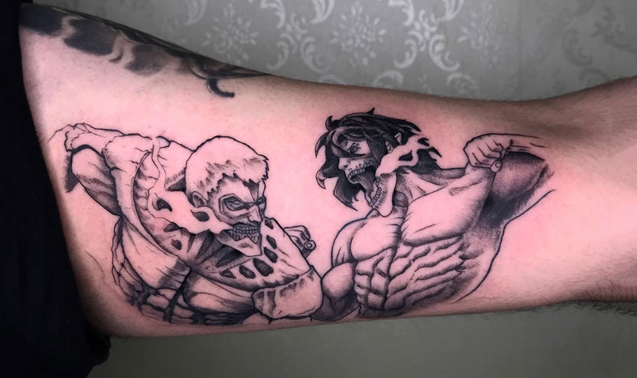 Attack on titan tattoo