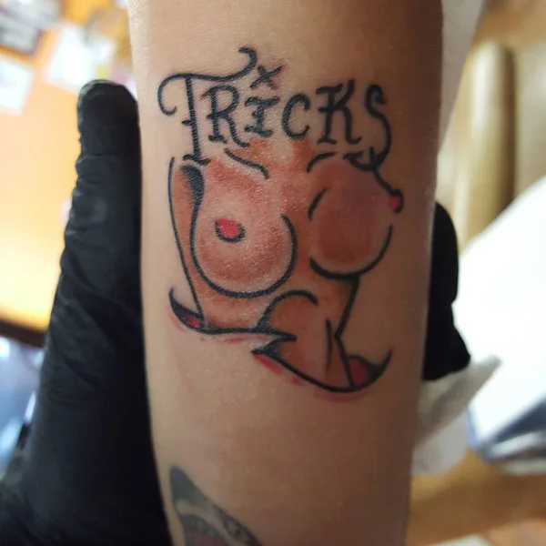 Boobs tattoo 13