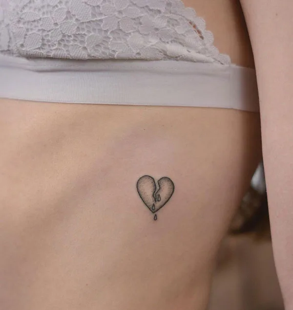 Broken heart tattoo 37
