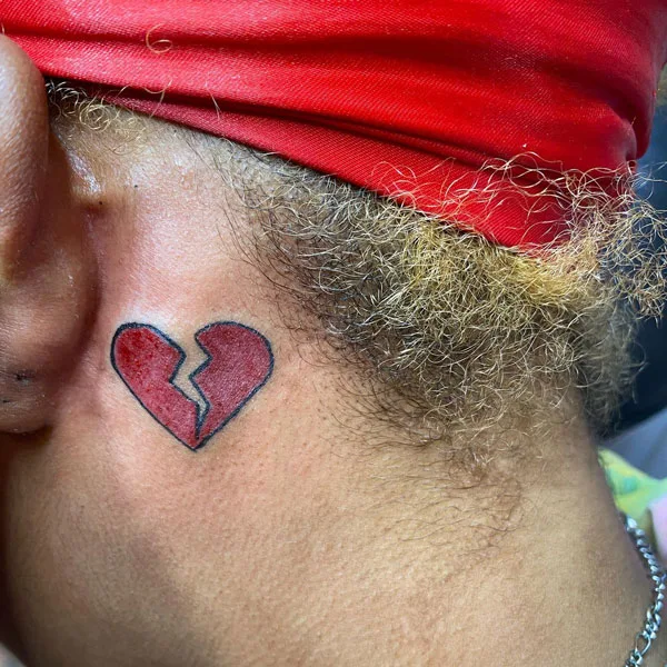 Broken heart tattoo 51