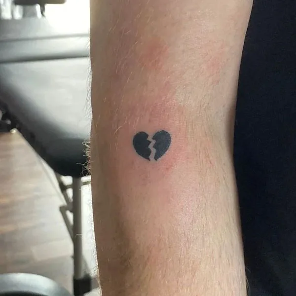 Broken heart tattoo 6