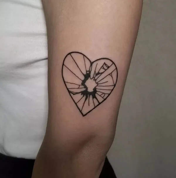 Broken heart tattoo 73