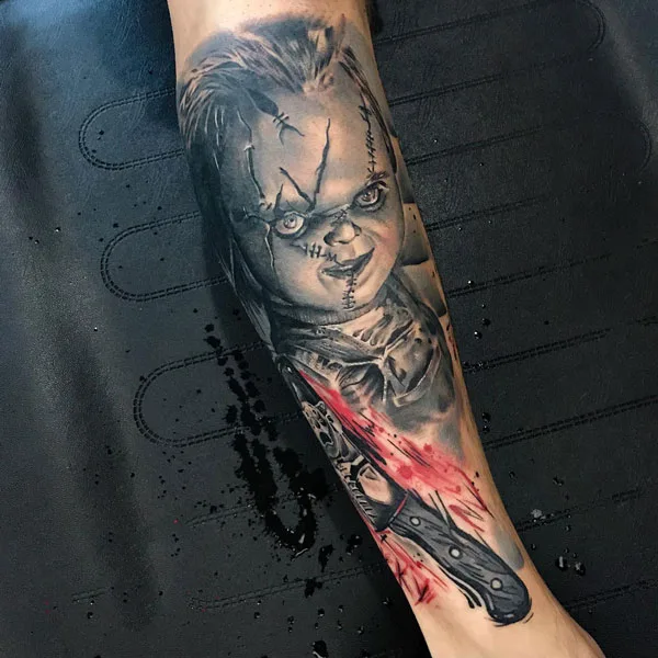Chucky tattoo 1