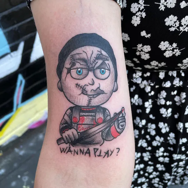 Chucky tattoo 27