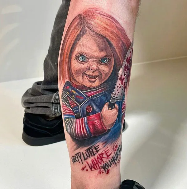 Chucky tattoo 50