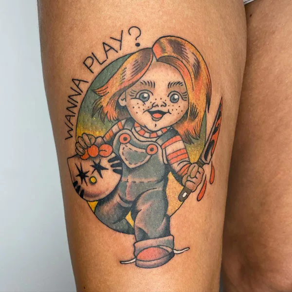 Chucky tattoo 62