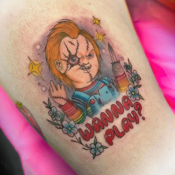 Chucky tattoo 76