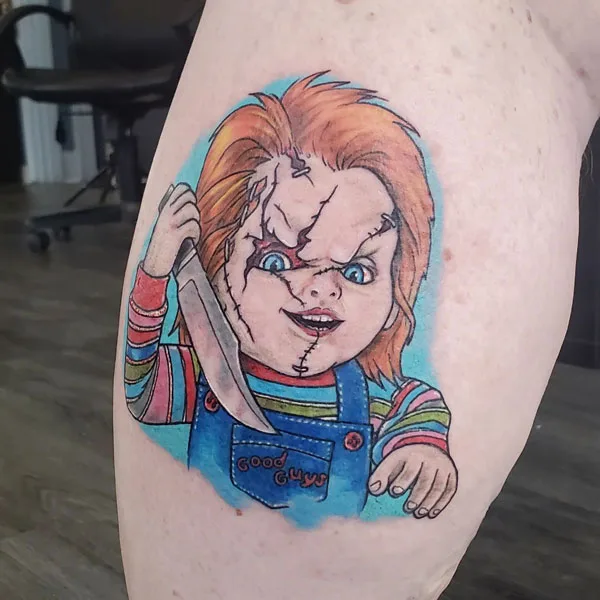 Chucky tattoo 82