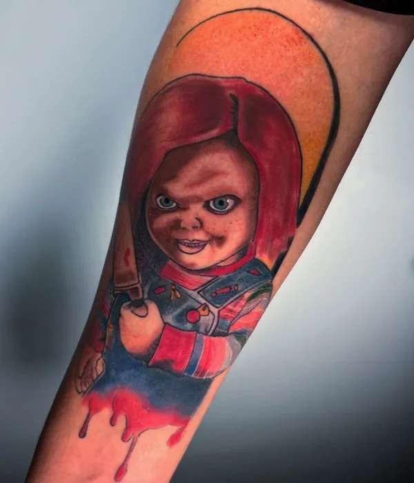 Chucky tattoo 86
