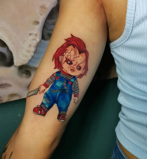 Chucky tattoo 91